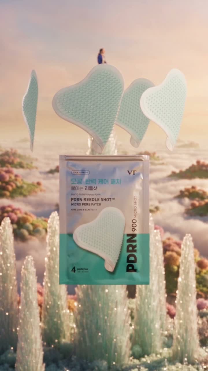 A cinematic product scene from Khami’s VT Cosmetics film